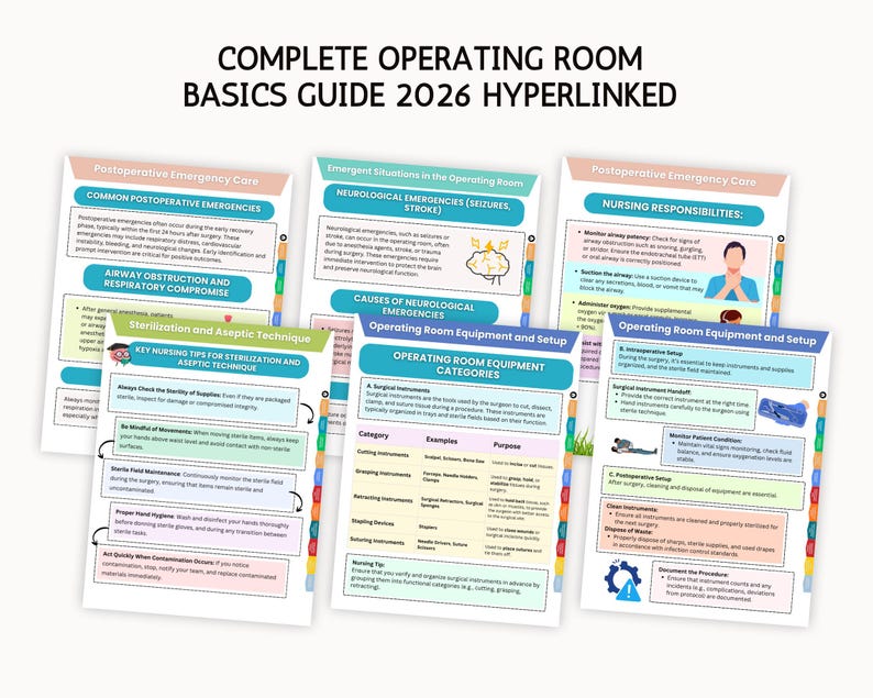 Operating Room Basics Bundle